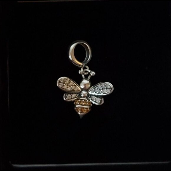 925 Sterling Silver Bee Charm - Picture 6 of 7